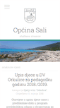 Mobile Screenshot of opcina-sali.hr